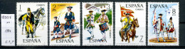 Espagne    Uniformes Militaires (III   N° 1852/6 Xx - Unused Stamps