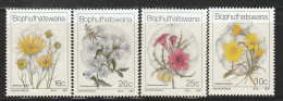 BOPHUTHATSWANA - N°186/9 ** (1987) Fleurs - Bophuthatswana