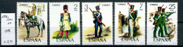 Espagne    Uniformes Militaires (VI)   N° 1996/2000 Xx - Unused Stamps