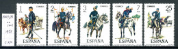 Espagne    Uniformes Militaires (VIII)   N° 2069/73 Xx - Unused Stamps