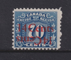 Canada Revenue (Federal), Van Dam FX119b, MNH, Normal & Inverted Surcharge - Revenues