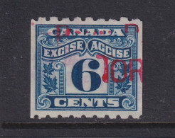 Canada Revenue (Federal), Van Dam FX48, Used - Fiscale Zegels