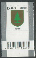 Estonia:Unused Stamp Võru Coat Of Arm, 2014, MNH - Estonie