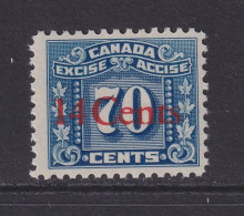 Canada Revenue (Federal), Van Dam FX119, MNH (overprint Offset On Back) - Fiscales