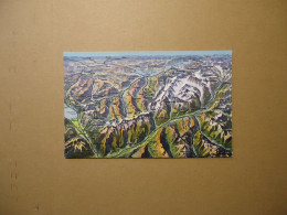 Panoramakarte Wallis - Berner Oberland - Thunersee  ( 6912) - Autres & Non Classés