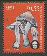 Estonia:Unused Stamp Mushrooms, 2014, MNH - Estonie