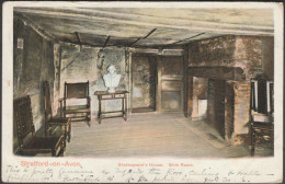 Birth Room, Shakespeare's House, Stratford-on-Avon, 1903 - Peacock Postcard - Stratford Upon Avon