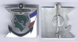 Insigne Du Croiseur " La Marseillaise " - Marinera