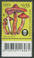 Estonia:Unused Stamp Mushrooms, 2015, MNH - Estonie