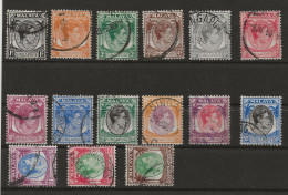 Singapore, 1948, SG   1 - 15, Complete Set, Used, Perf: 14 - Singapore (...-1959)