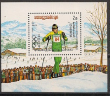 KAMPUCHEA - 1983 - Bloc Feuillet BF N°Yv. 39 - Olympics / Sarajevo 1984 - Neuf Luxe ** / MNH / Postfrisch - Kampuchea