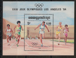 KAMPUCHEA - 1984 - Bloc Feuillet BF N°Yv. 42 - Olympics / Los Angeles - Neuf Luxe ** / MNH / Postfrisch - Kampuchea
