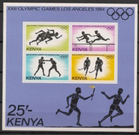 KENYA - 1984 - Bloc Feuillet BF N°Yv. 22 - Olympics / Los Angeles 84 - Neuf Luxe ** / MNH / Postfrisch - Kenya (1963-...)