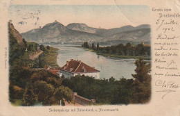 AK Gruss Vom Drachenfels - Siebengebirge Mit Rolandseck Und Nonnenwerth - 1902 (66021) - Drachenfels