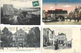 Lot De 40 Cartes Postales Sur La FRANCE. Cartes Défectueuses; Coins Abimés, Plis, Rousseurs, Déchirure... - Sammlungen & Sammellose