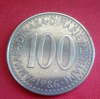 YOUGASLAVIE 100 DINAR  1986 N°171 D - Yougoslavie