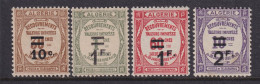 Algeria, Scott J21-J24 (Yvert TT21-TT24), MLH - Timbres-taxe