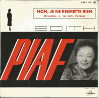 45T Edith Piaf - Non, Je Ne Regrette Rien - Columbia - ESRF 1303 - France - 1961 - Collectors