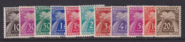 Andorra, Scott J21-J31 (Yvert TT21-TT31), MLH - Unused Stamps
