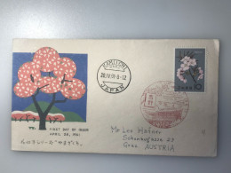 JAPAN UMSCHLAG 1961 NACH GRAZ....30/4 - Lettres & Documents
