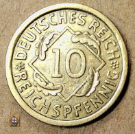 Germany 1935 A - 10 Reichspfennig /AU - 10 Reichspfennig