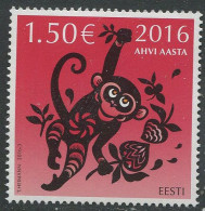 Estonia:Unused Stamp Chinese Monkey Year, 2016, MNH - Estonie