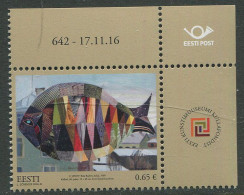 Estonia:Unused Stamp Painter V.Janov - Fish On Karlova, Corner!, 2016, MNH - Estonie