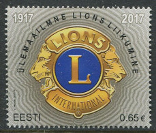 Estonia:Unused Stamp FInternational Lions Club, 2017, MNH - Estonie