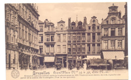 CP - Bruxelles - Grand Place , Marché - Marchés