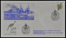 Ciskei 1989 - Souvenir-Karte - Schiffe / Ships - Vögel / Birds - Ciskei