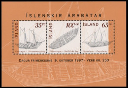 Island 1997 - Mi-Nr. Block 20 ** - MNH - Schiffe / Ships - Unused Stamps