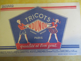 Buvard Ancien /Tricot/"TRICOTS NOUNOU /Qualité Et Bon Goût /PARIS/Nectar Chambrelent/Vers 1950-60   BUV721 - Kleidung & Textil