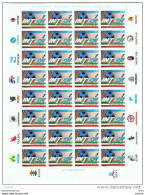 REPUBBLICA:  1989  SCUDETTO  ALL' INTER  -  £. 650  POLICROMO  FGL. 32  N. -  SASS. 1875 - Ganze Bögen