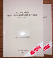 Topcular Katibi Abdulkadir (Kadri) Efendi Tarihi 2 Cilt Ziya Yilmazer - Middle East