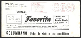 Favorita Chocolate Biscuit And Bonbon Factory. 1958 Pennant, Lisbon. Favorite Chocolate. Cocoa. Sweets. Favorite Newspap - Usines & Industries