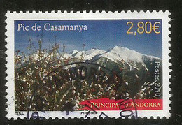 Pic De Casamanya (2.752 M.) Pyrénées., Timbre Haute Faciale  Pour Lettre Recommandée, Oblitéré  1 ère Qualité - Usati