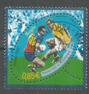 ANDORRA. Coupe Du Monde Rugby En France 2007, Un Timbre Oblitéré 1 ère Qualité - Used Stamps