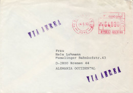 ARGENTINA 1990  AIRMAIL LETTER SENT FROM CORRIENTES TO BREMEN - Lettres & Documents