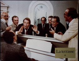 Photo Exploitation Film La Terrasse 1980 - Mastroianni - Tognazzi - Trintignant -  30x23cm - Photographs