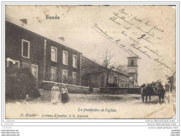 Julot1939 ...   BANDE , L' Eglise .1904 De QUEVAUCAMPS Vers WODECQ , FLOBECQ ( Melle Maria DELHAIE ) . Voir Verso . - Nassogne