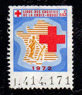 Vignette - Cotisation /croix Rouge - 1972 - Rode Kruis