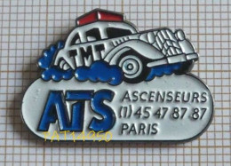 PAT14950 CITROËN TMT Tour Du Monde En Traction  Sponsor ATS ASCENSEURS PARIS - Citroën