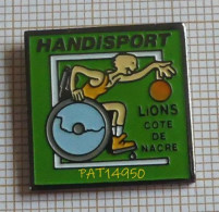 PAT14950 BASKETBALL HANDISPORT Les LIONS CÔTE DE NACRE LION SUR MER Dpt 14 CALVADOS - Baloncesto