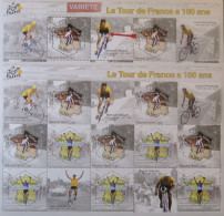 LP3203/43 - 2003 - TOUR DE FRANCE (100 ANS) - N°59 BLOCS NEUFS** - VARIETE >>> Décalage Des Couleurs " Images Floues " - Neufs