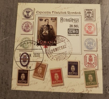 ROMANIA ROMANIAN PHILATELIC EXHIBITION MINIATURE SHEET USED - Used Stamps