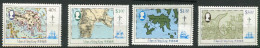 Hong Kong ** N° 421 à 424 - Cartes De Hong Kong - 1941-45 Japanse Bezetting