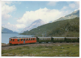 BERNINA OSPIZIO Berninabahn Bahn Nach Alp Grüm - Bergün/Bravuogn