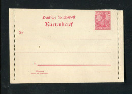 "DEUTSCHES REICH" 1901, Kartenbrief Mi. K 10c ** (2255) - Enveloppes