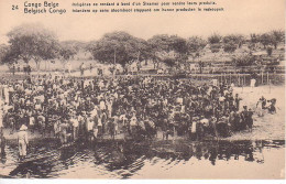 Etier Postal Congo Neuf N° 42 - 24 - Indigènes Se Rendant à Bord D'un Steamer Pour Vendre Leurs Produits - Entiers Postaux