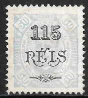 Portuguese Congo – 1902 King Carlos Surcharged 115 On 50 Réis Mint Stamp - Congo Portuguesa